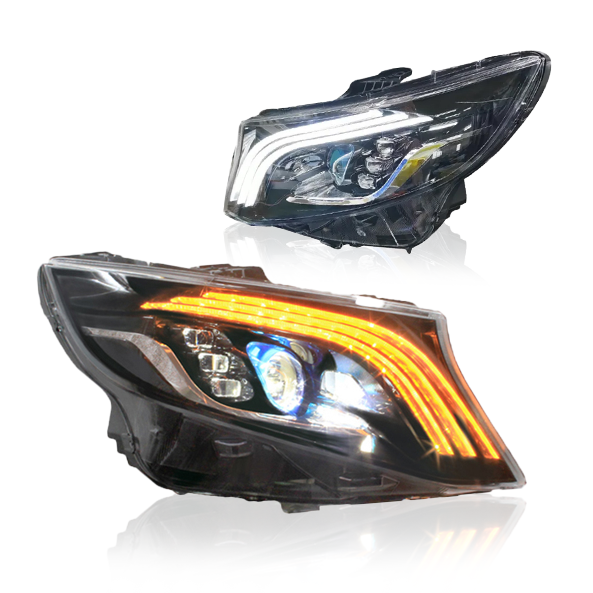 DK Motion Headlamps For BENZ VITO W447 V250 V260 Car Led Rear Lamps